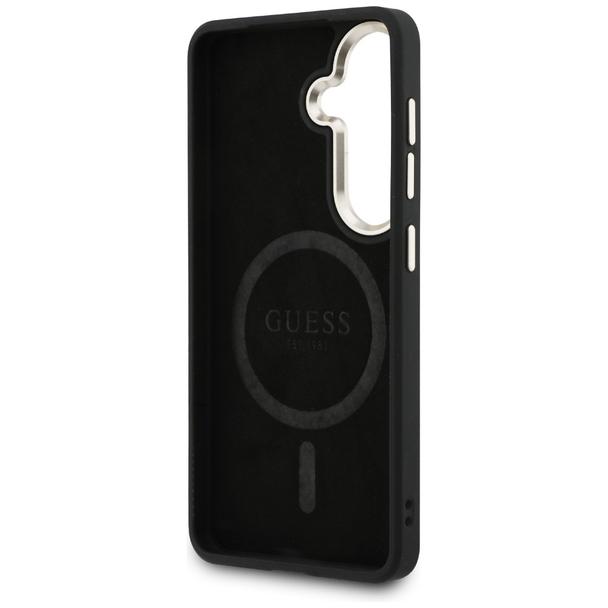 GUESS futerał do SAMSUNG S26 Plus GUHMS26MP4MSEGCW (4G Embossed Ring MagSafe) brązowy