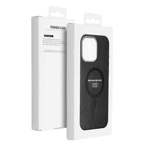 Futerał do iPhone 15 Gentleman Mag Cover zgodny z MagSafe czarny