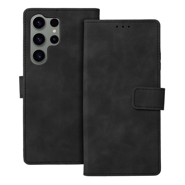 Etui z klapką na Samsung S23 ULTRA Tender Book czarne