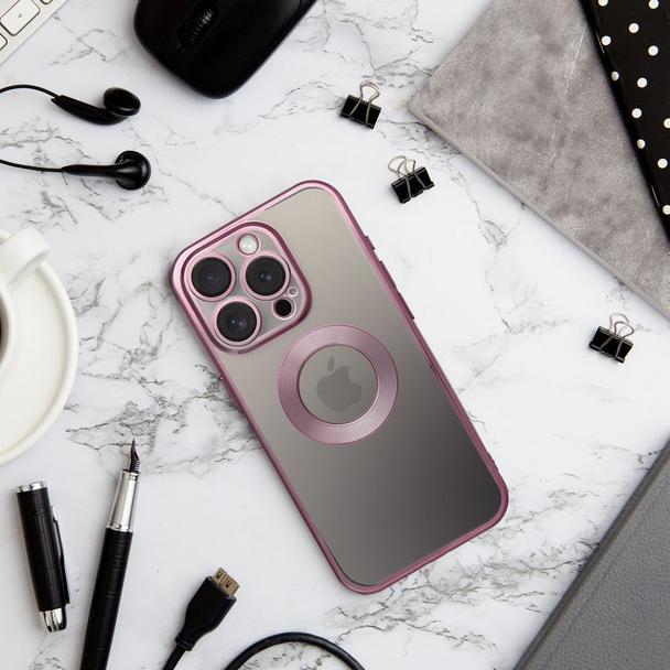 Futerał do iPhone 17 Glam pudrowy róż