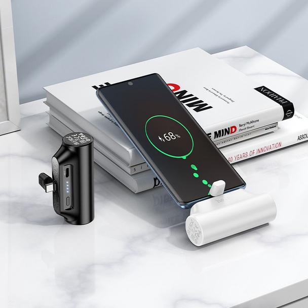 Powerbank Hoco 3000 mAh z wbudowanym złączem USB C J147 czarny
