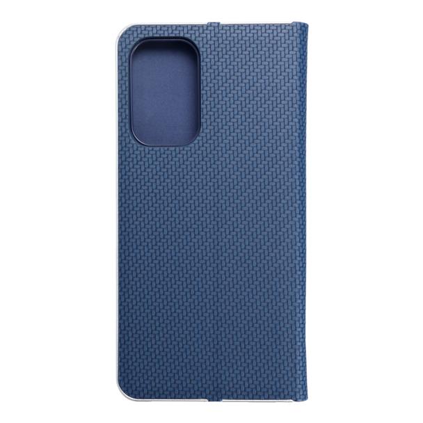 Etui z klapką na Samsung A33 5G Luna Book Carbon niebieskie