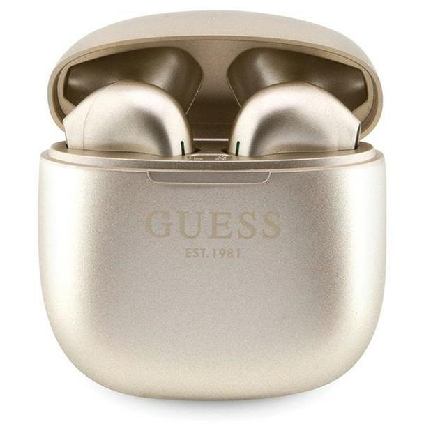GUESS słuchawki bezprzewodowe bluetooth TWS + stacja dokująca GUTWST26PSD (Classic EST Logo) złote