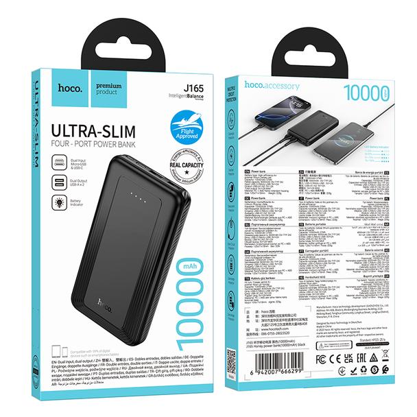 Powerbank Hoco 10000 mAh 2A J165 czarny