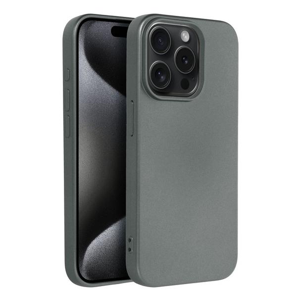 Futerał do iPhone 15 PRO Metallic szary