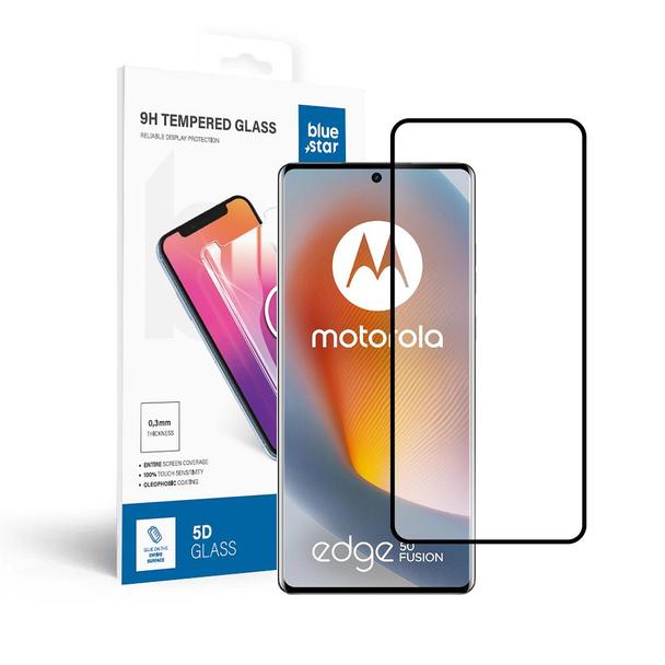 Szkło hartowane do Motorola Edge 50 FUSION Blue Star 5D czarne