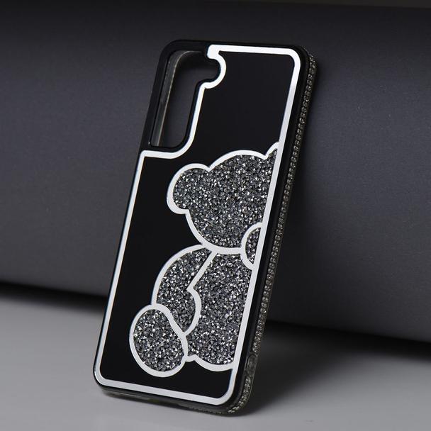 Etui na Samsung S25 FE / S26 FE Teddy Bear srebrne