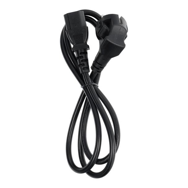 Kabel zasilający do komputera PC / drukarka / monitor 230V 16A 1,2 m czarny