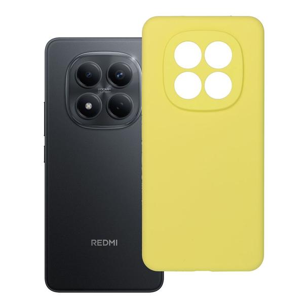 Etui na Xiaomi Redmi Note 15 PRO 4G Silicone 2mm (camera protection) zółte