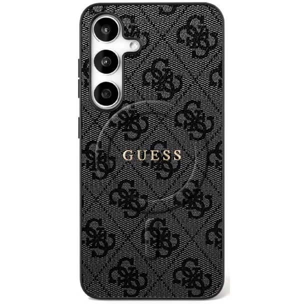GUESS futerał do SAMSUNG S25 FE kompatybilny z MagSafe GUHMS25FEG4GFRK (Ring Classic Logo) czarny
