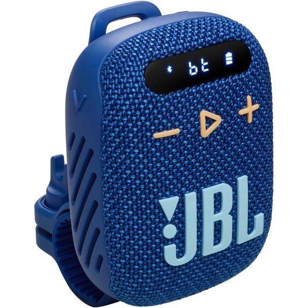 Głośnik bezprzewodowy JBL Wind 3 z uchwytem na kierownicę niebieskie