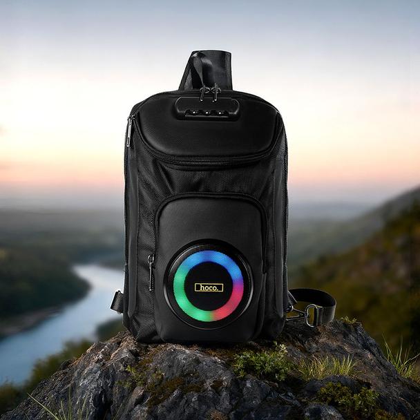 Głośnik bluetooth 8W 3h w formie plecaka 6L Hoco HC42 czarny