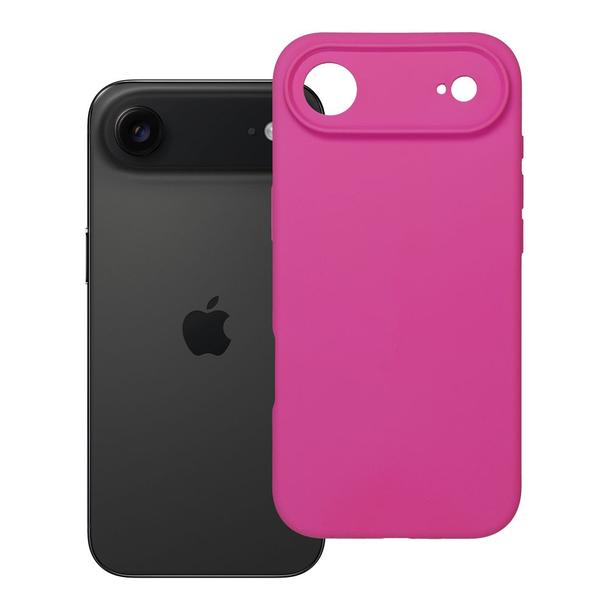 Etui na iPhone 17 AIR Silicone 2mm (camera protection) różowe