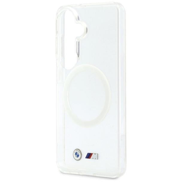 BMW futerał do SAMSUNG S26 BMHMS26S25HSMLKT (Magnetic IML Shockproof W/ Metal Logos) transparentny