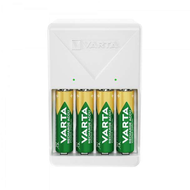 VARTA ładowarka PLUG CHARGER 57657 + 4 x bateria akumulatorowa R6 (AA) 2100mAh