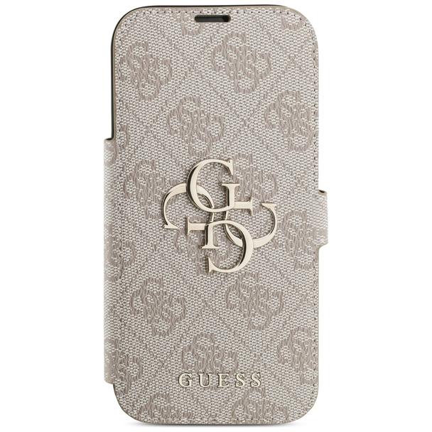 GUESS kabura do IPHONE 17 Pro GUBKP17L4GMGPI (PU 4G Metal Logo) różowa