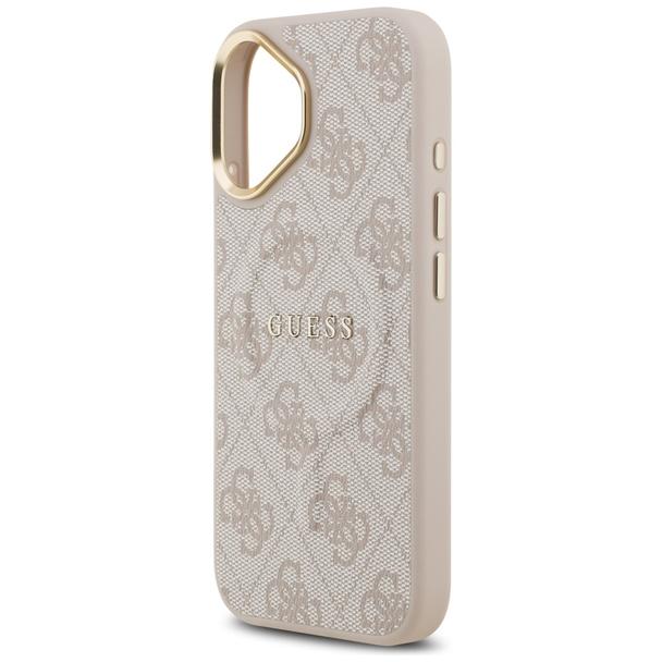 GUESS futerał do IPHONE 17 kompatybilny z MagSafe GUHMP17SP4MSEGCP (PU 4G W/ Classic) różowy