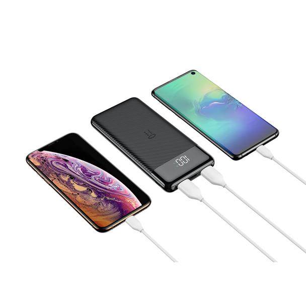 Powerbank Veger L11 (W1087) 10000 mAh czarny