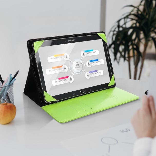 BLUN uniwersalny futerał na tablet 11" (UNT) limonka