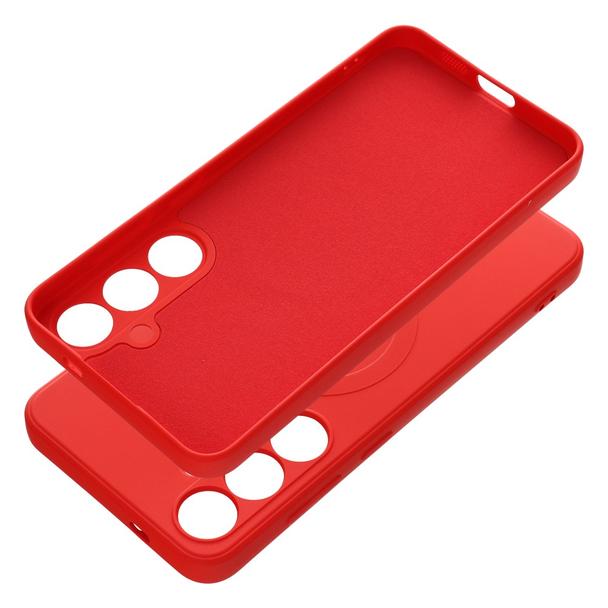 Futerał do Samsung S24 PLUS Silicone Mag Cover zgodny z MagSafe czerwony