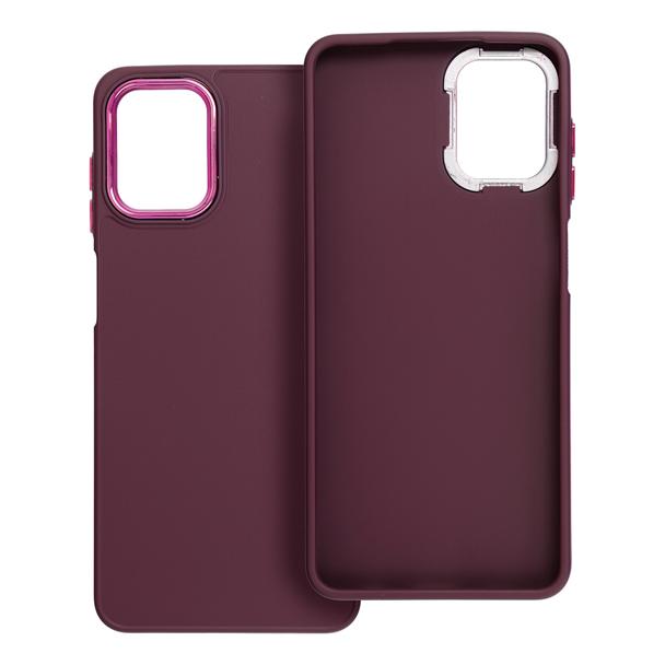 Futerał do Samsung A12 / M12 Frame fioletowy