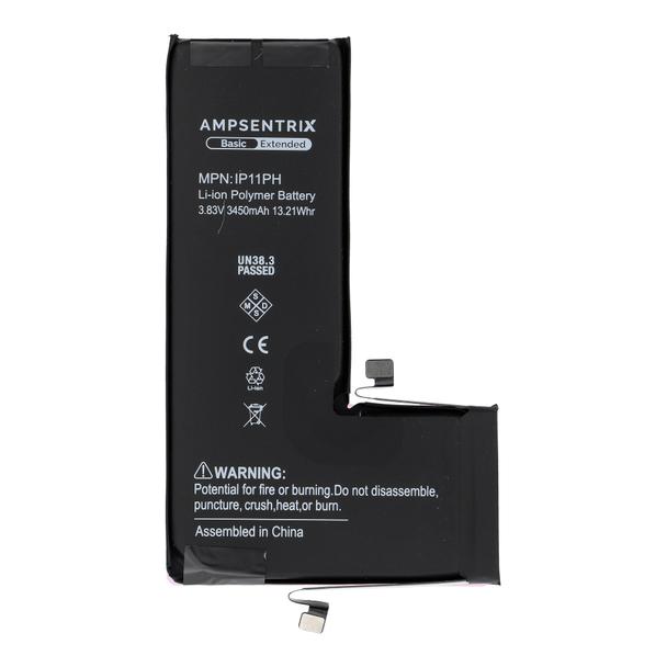 AmpSentrix Basic bateria do iPhone 11 Pro (zwiększona pojemność 3450 mAh)
