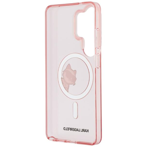 KARL LAGERFELD futerał do SAMSUNG S26 Ultra KLHMS26L6HCPSCP (Magnetic IML Peekaboo Choupette) różowy