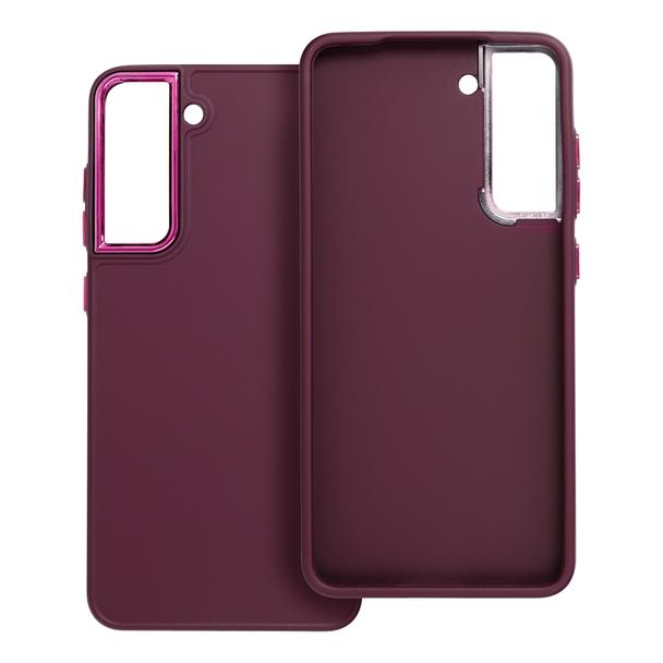 Futerał do Samsung S21 FE Frame fioletowy