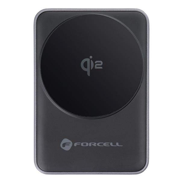 Ładowarka indukcyjna Forcell F-Energy 3w1 Flex Pro Qi2 zgodna z MagSafe (F-05) srebrna