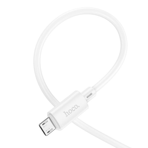 Kabel USB A do Micro USB Hoco 2,4A 2 m X88 biały