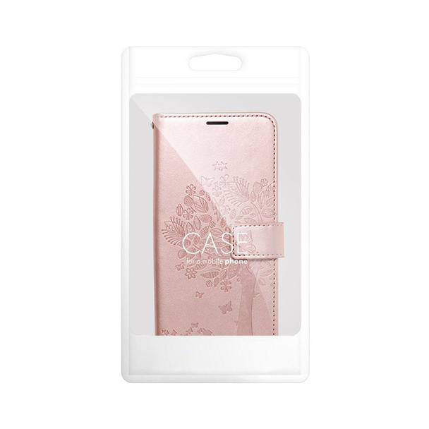 Etui z klapką na Samsung A36 5G Mezzo Book drzewo złoto-różowe