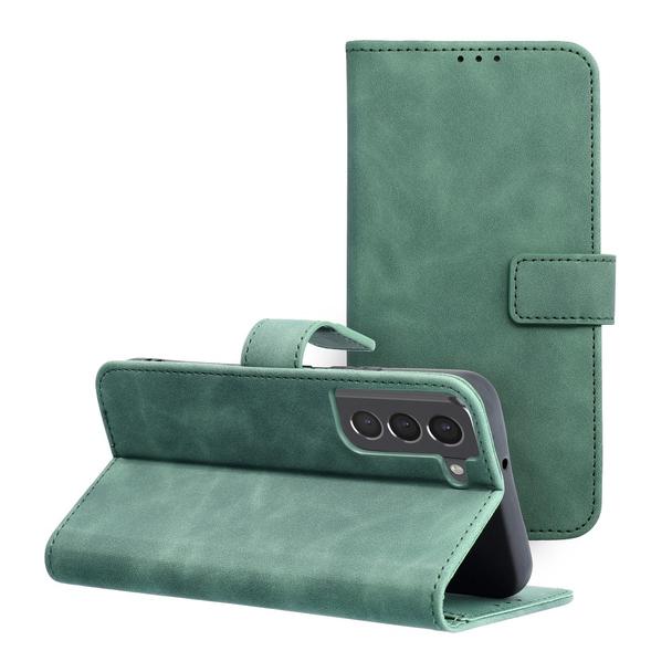 Etui z klapką na Samsung S22 Tender Book zielone