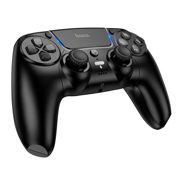 Pad bezprzewodowy do PS5 kompatybilny z grami PS5/PS4 Hoco GA32 czarny