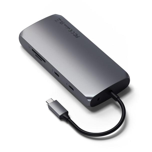Adapter HUB 8w1 USB C Satechi ST-UCMXAM szary