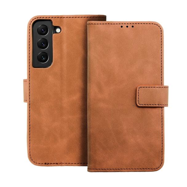 Etui z klapką na Samsung A53 5G Tender Book brązowe