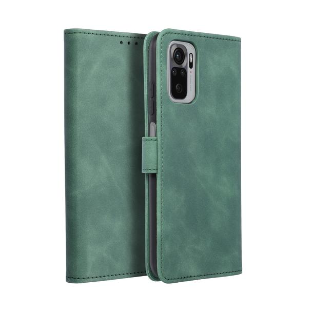 Etui z klapką na Xiaomi Redmi NOTE 10 / 10S Tender Book zielone