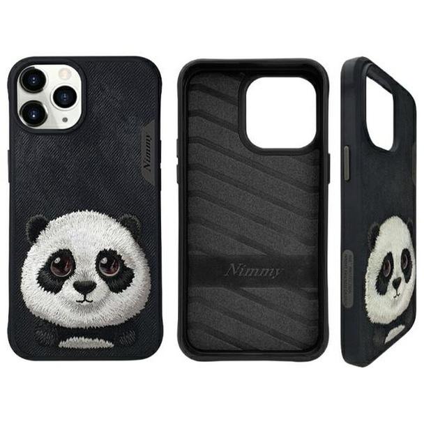 NIMMY futerał BIG EYED PET 2.0 Panda do IPHONE 15 Pro Max czarny
