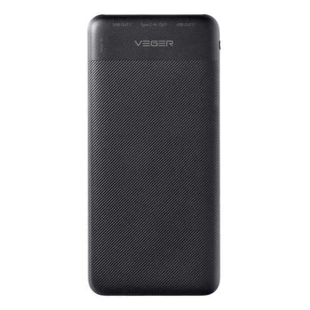 Powerbank Veger A11S (W1133) PD QC3.0 2A 20W 10000 mAh czarny