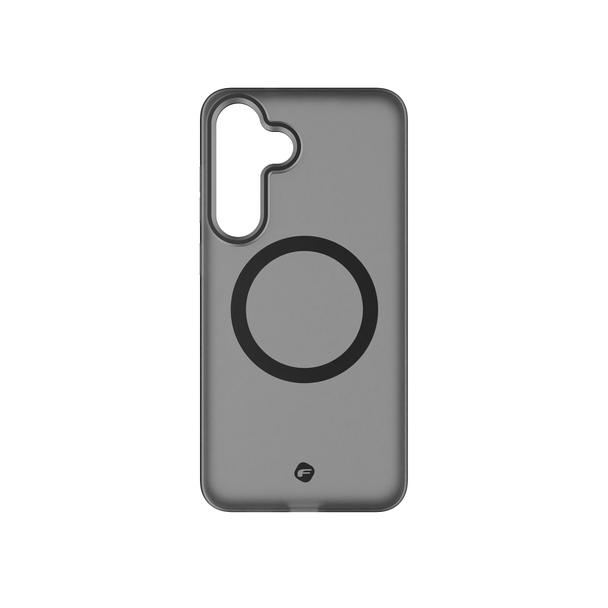 Etui na Samsung S25 PLUS Forcell F-Protect Levels Dual Layer 4D technology zgodne z MagSafe Military Drop-Test smoky black