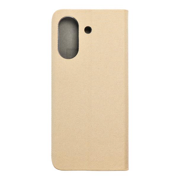Etui z klapką do Xiaomi Redmi 13C / Poco C65 Sensitive Book złote