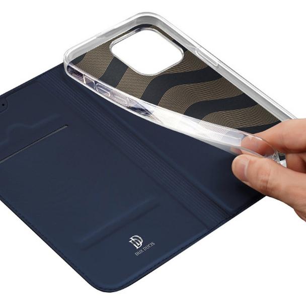 DUX DUCIS kabura SKIN PRO do IPHONE 15 Pro niebieska
