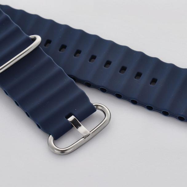 Pasek do zegarka 22 mm Titmo Strap S2 silicone niebieski