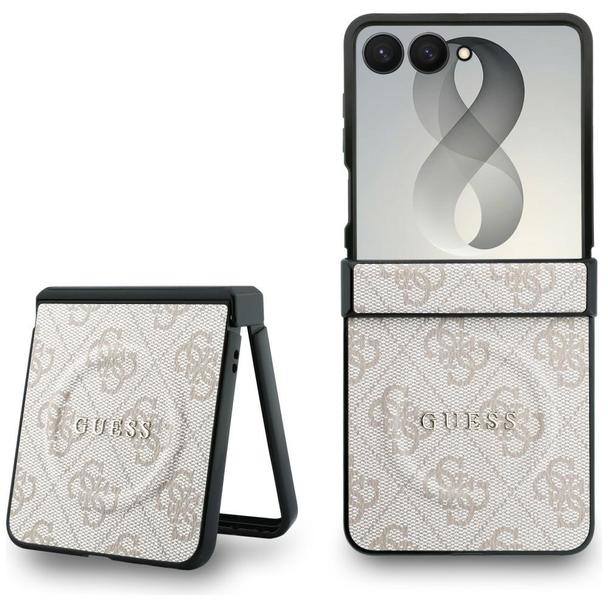 GUESS futerał do SAMSUNG GALAXY Z FLIP 8 kompatybilny z MagSafe (4G Classic) różowy