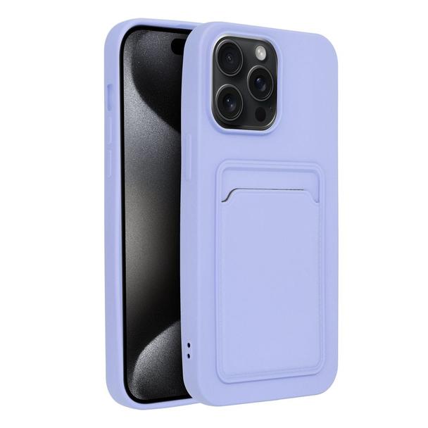 Futerał do iPhone 15 PRO MAX Card Case fioletowy