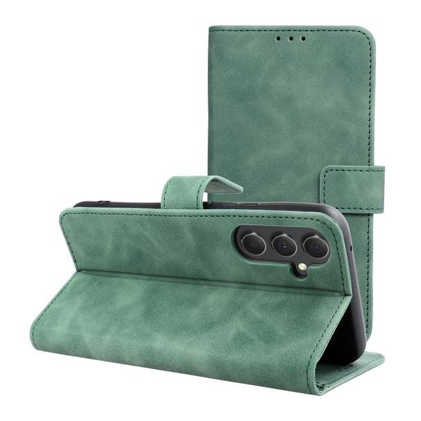 Etui z klapką na Samsung A54 5G Tender Book zielone