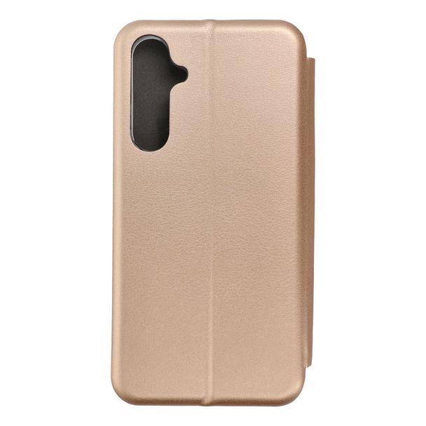 Etui z klapką na Samsung S23 FE Elegance Book złote