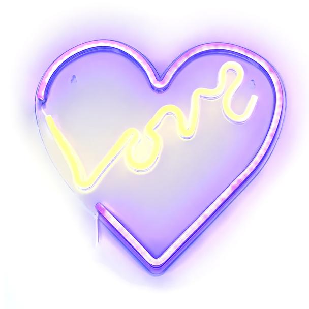 NEON NA ŚCIANĘ LED na USB - Love 2 model
