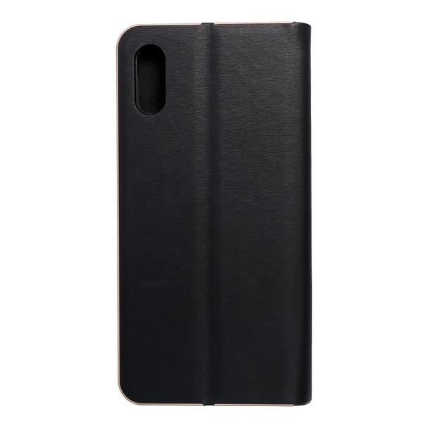 Etui z klapką na Xiaomi Redmi 9AT / Redmi 9A Luna Book Gold czarne