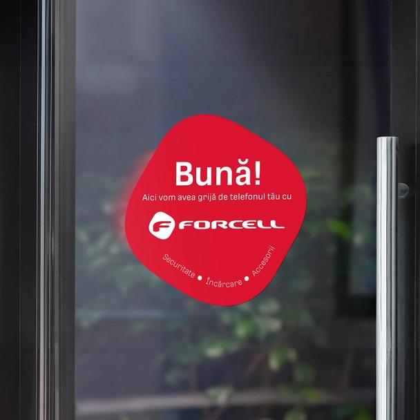 Naklejka na szybę Forcell