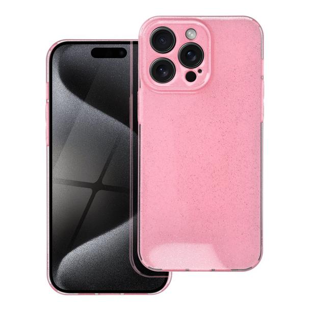 Futerał do iPhone 15 PRO MAX Clear Case 2 mm Blink różowy